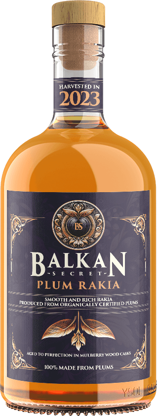 Balkan Secret Plum Rakia, Harvest 2023, 40%, 500 ml
